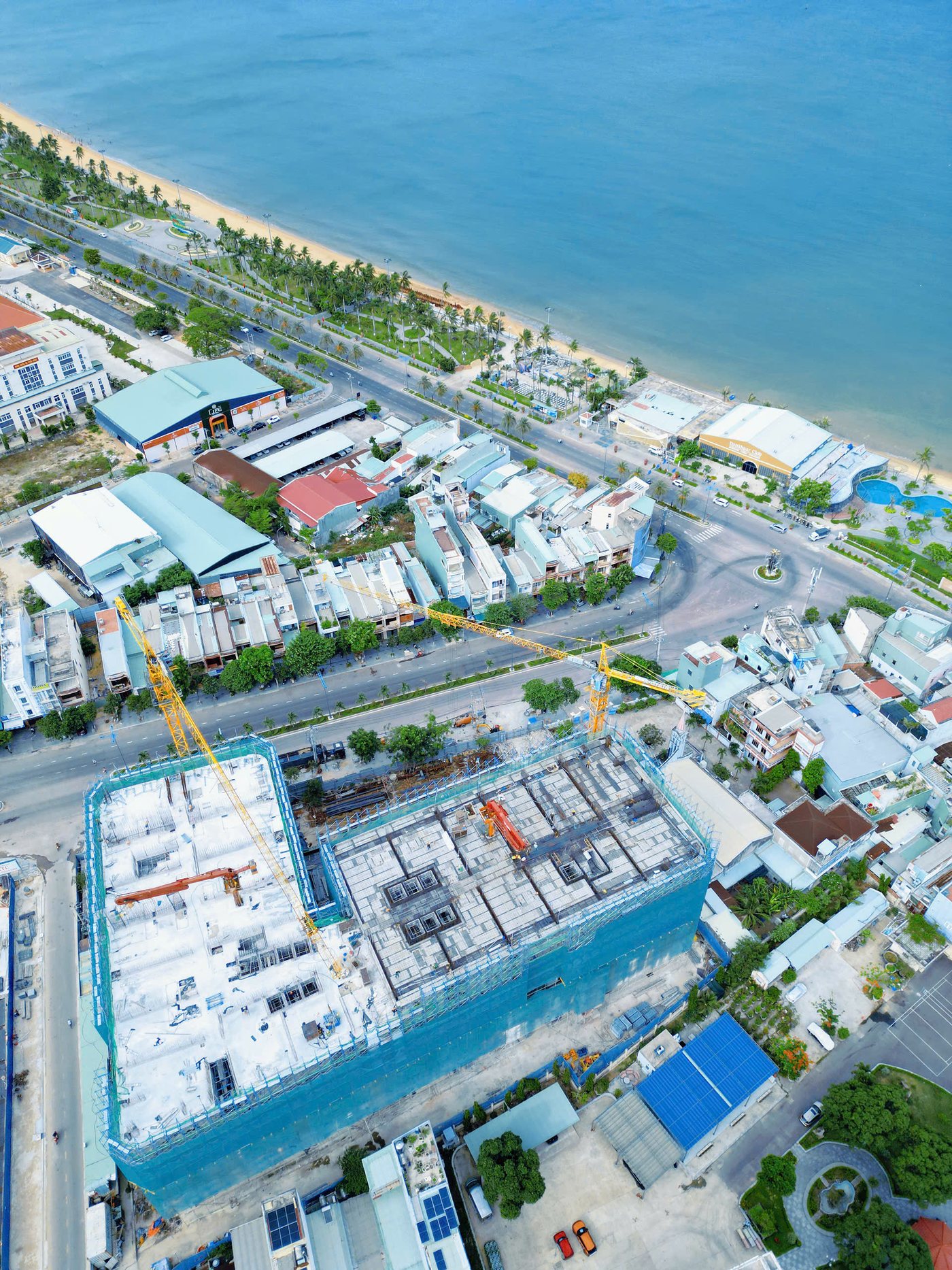 Hình ảnh thực tế công trường Oriva Bay Quy Nhơn